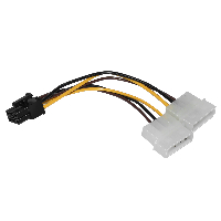 Makki Адаптер Adapter 2xMolex to 6pin PCI-E VGA - MAKKI-CE313-0.15m