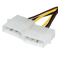 Makki Адаптер Adapter 2xMolex to 6pin PCI-E VGA - MAKKI-CE313-0.15m