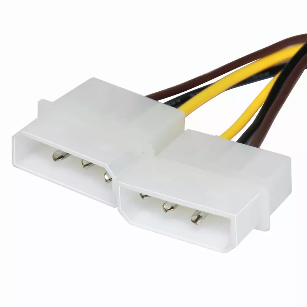 Makki Адаптер Adapter 2xMolex to 6pin PCI-E VGA - MAKKI-CE313-0.15m