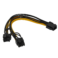 Makki Mining PCI-E Splitter 6pin -> 2x 8pin - MAKKI-CABLE-PCIE6-TO-2x8