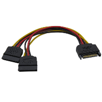 VCom разклонител SATA Power splitter 15-pin M / 2xFemale - CE360-0.15m