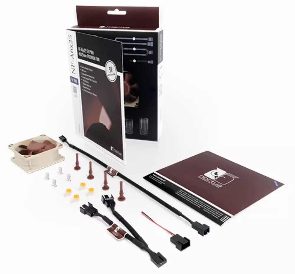 Вентилатор Noctua 60x60x25mm 5V PWM - NF-A6x25-5V-PWM