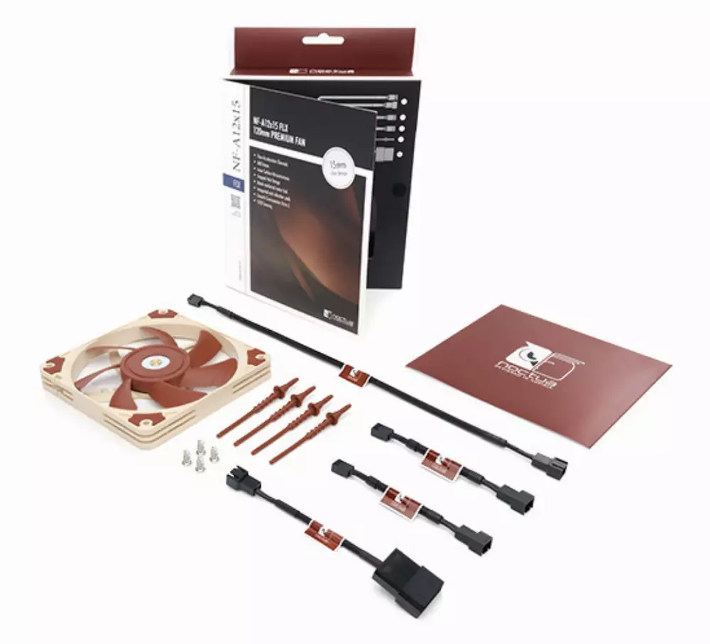 Вентилатор нископрофилен Noctua 120x120x15mm NF-A12x15-FLX