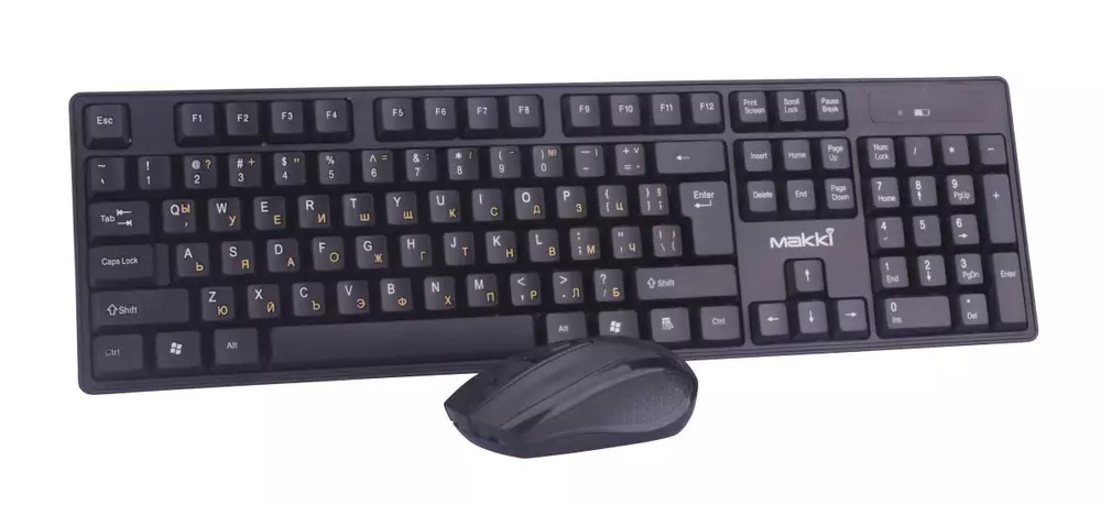 Комплект безжична клавиатура с мишка Makki KBX 008 BDS Wireless