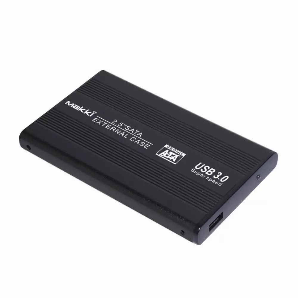Външна кутия за хард Makki External Case 2.5" SATA USB3.0 Aluminium Black