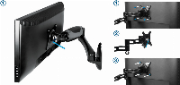 Arctic Стойка за монитор за стена WALL Mount Monitor W1-3D - AEMNT00032A