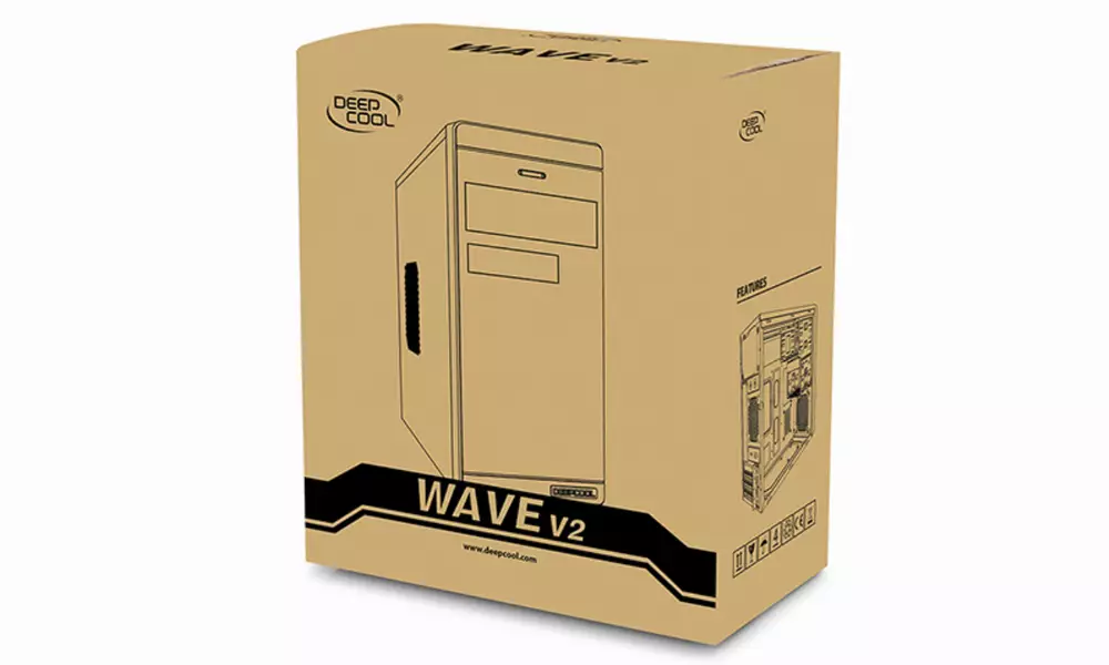 Кутия DeepCool WAVE V2 Black