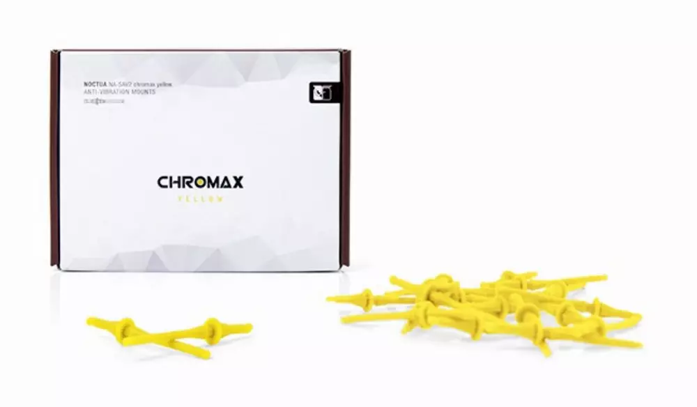 Анти-вибрационни крепежи Noctua Slics 20pcs - NA-SAV2 chromax yellow