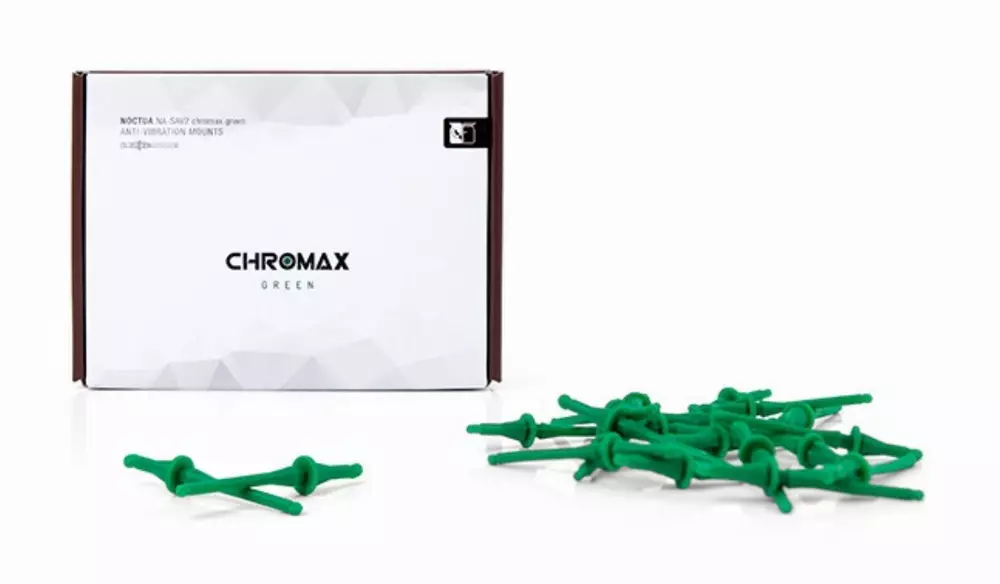 Анти-вибрационни крепежи Noctua Slics 20pcs - NA-SAV2 chromax green