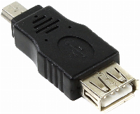 VCom Адаптер Adapter USB AF/Mini USB 5P M - CA411