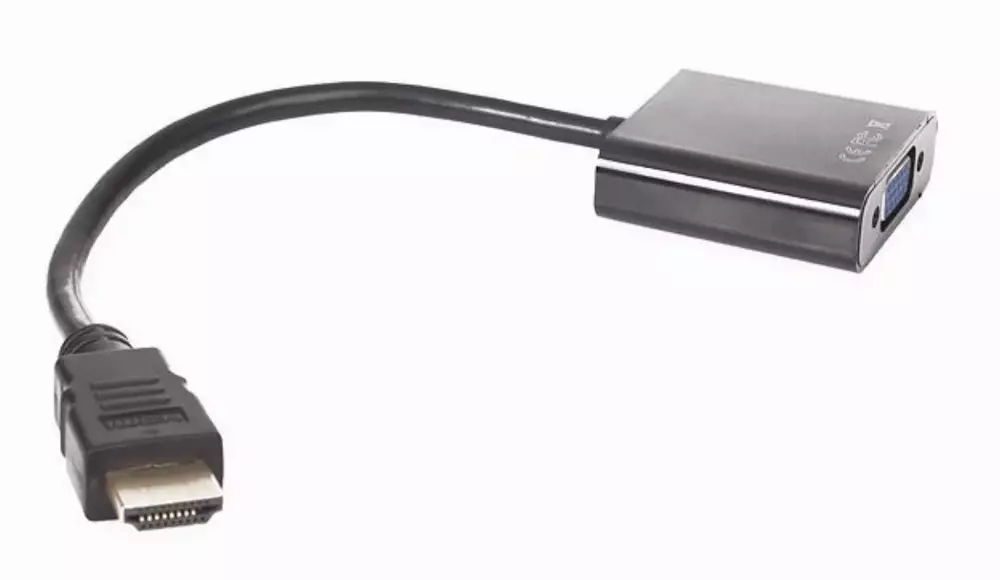 VCom Адаптер Adapter HDMI M to VGA F - CG591-B-0.15m