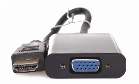 VCom Адаптер Adapter HDMI M to VGA F - CG591-B-0.15m