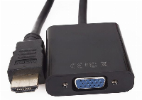 VCom Адаптер Adapter HDMI M to VGA F - CG591-B-0.15m