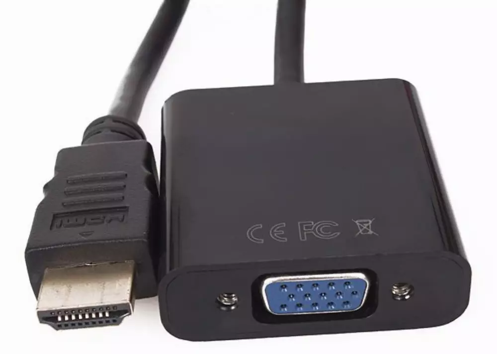 VCom Адаптер Adapter HDMI M to VGA F - CG591-B-0.15m