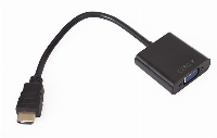 VCom Адаптер Adapter HDMI M to VGA F - CG591-B-0.15m