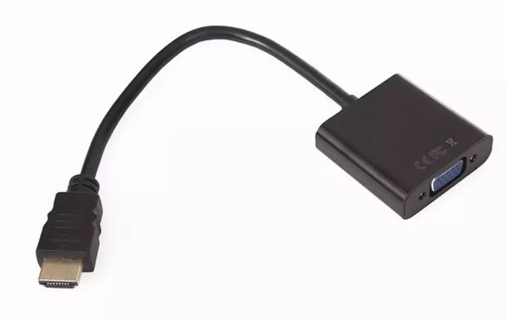 VCom Адаптер Adapter HDMI M to VGA F - CG591-B-0.15m