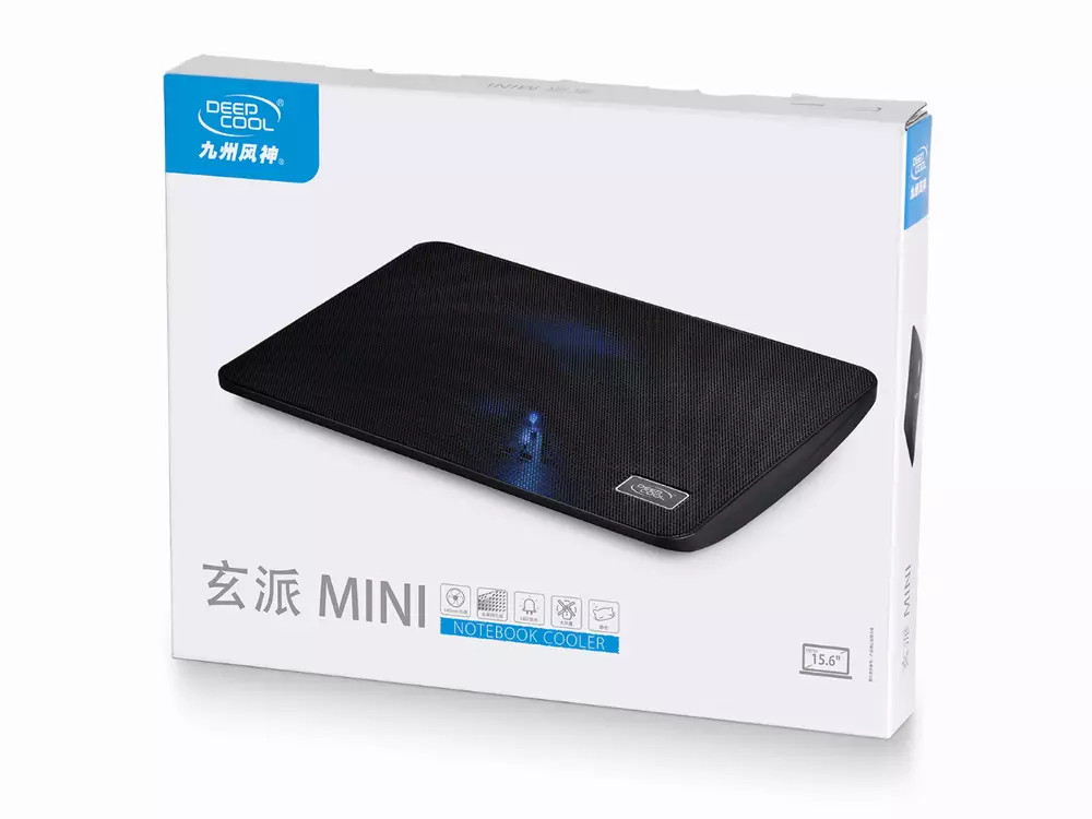 DeepCool Охладител за лаптоп Notebook Cooler WIND PAL MINI 15.6"- black