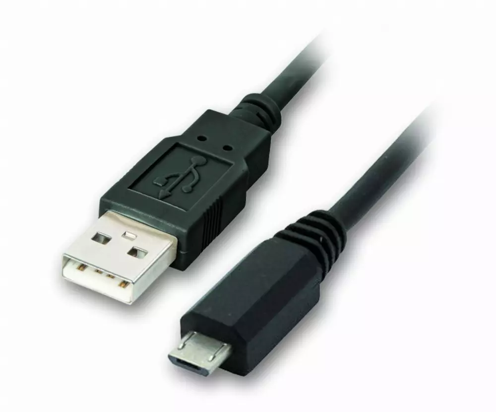 VCom Кабел USB 2.0 AM / Micro USB M - CU271-0.8m