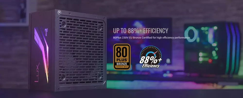 Захранване AeroCool LUX RGB 550W 80+ Bronze PSU