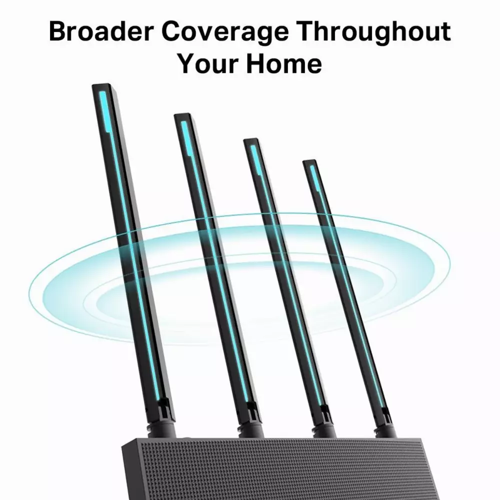 Безжичен рутер TP-Link Archer C80 AC1900, Dual band, 4 антени