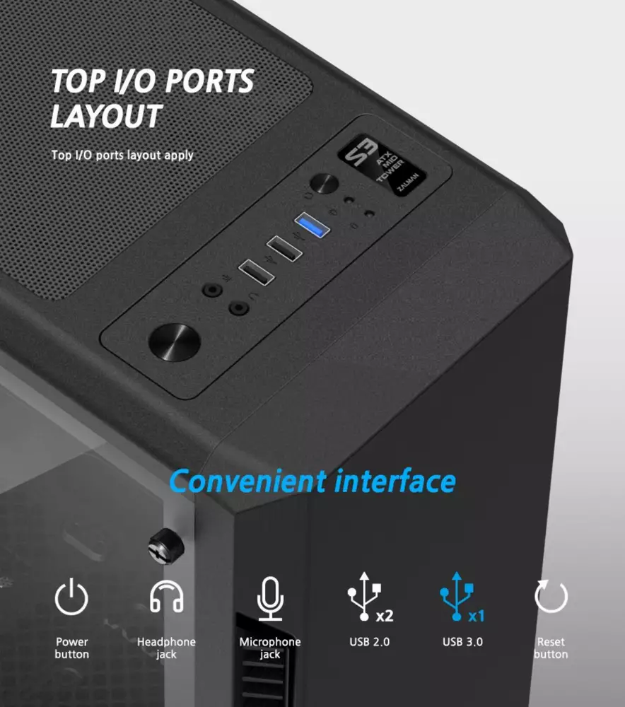 Кутия Zalman S3