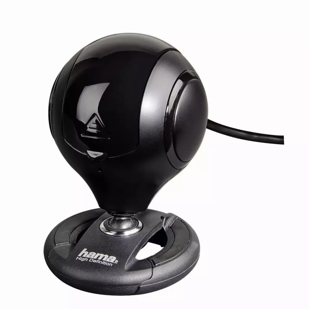 Уеб камера HAMA Spy Protect HD микрофон Черна