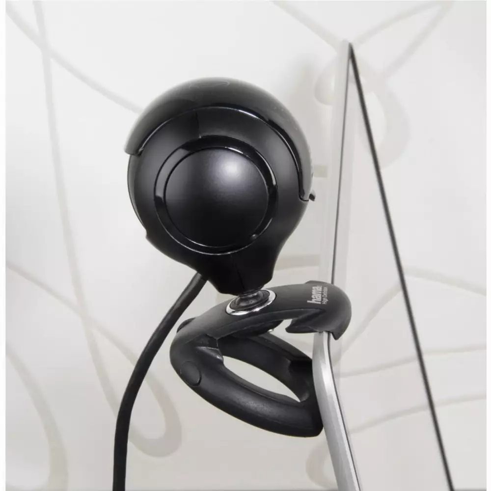 Уеб камера HAMA Spy Protect HD микрофон Черна