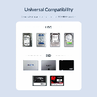 Външна кутия за диск Orico 2521U3-BK-EP Storage Case 2.5 inch USB3.0