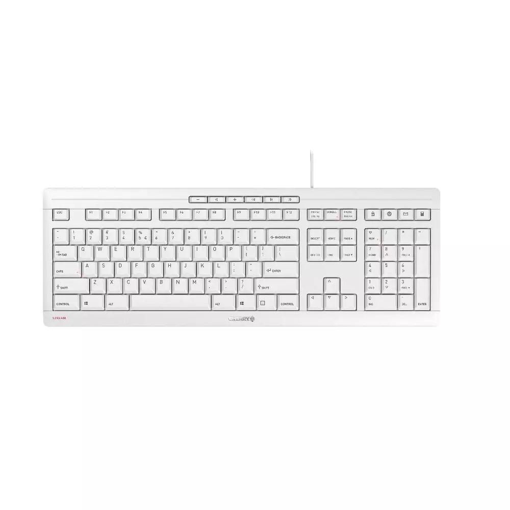 Kлавиатура CHERRY STREAM Pale Grey