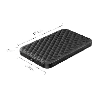 Външна кутия за диск Orico 2520U3-BK-EP Storage Case 2.5 inch USB3.0