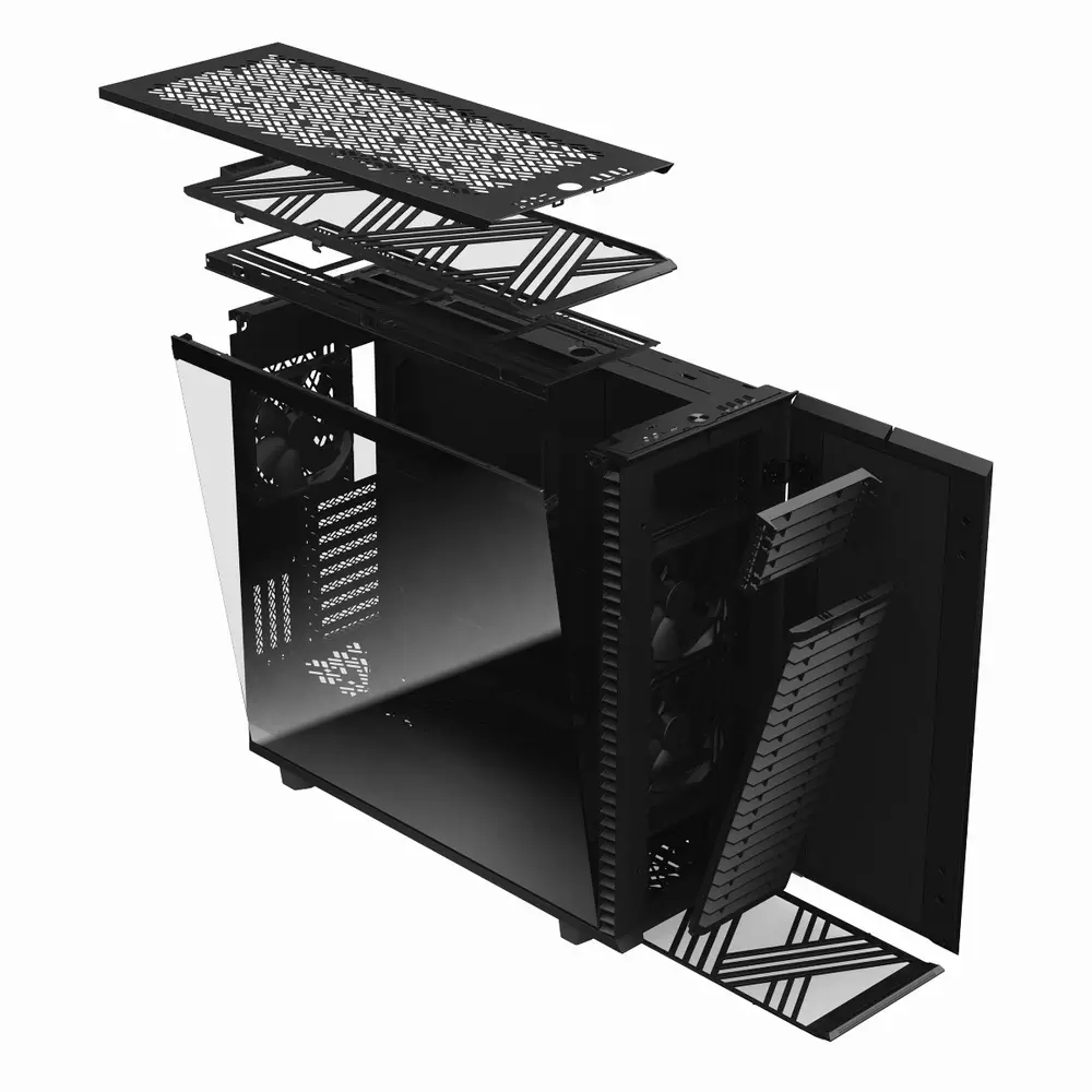 Кутия Fractal Define 7 XL Dark Tempered Glass