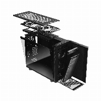 Кутия Fractal Define 7 Dark Tempered Glass