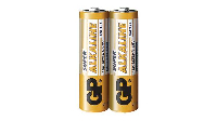 Алкална батерия GP SUPER LR6 AA, 2 бр. в опаковка / shrink, 1.5V, GP15A