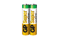Алкална батерия GP SUPER LR03 AAA, 2 бр. в опаковка / shrink, 1.5V, GP24A