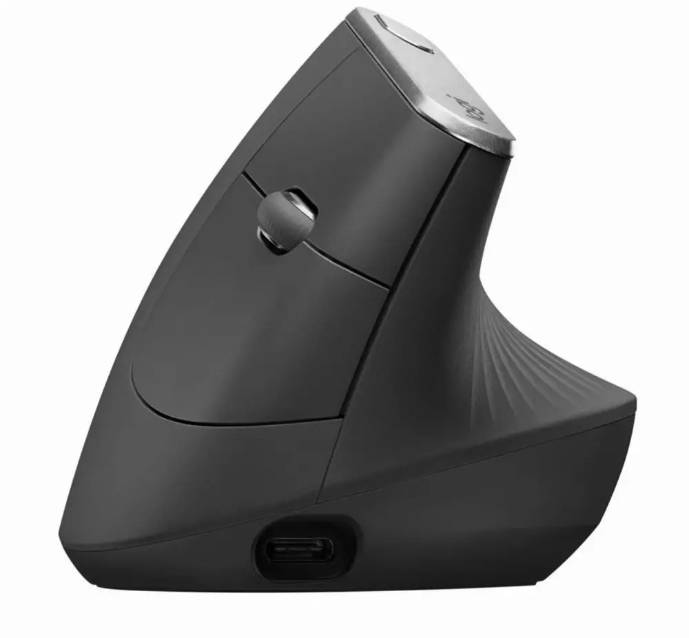 Мишка Logitech MX Optical Wireless Bluetooth Vertical Advanced Ergonomic Graphite 