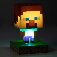 Статуетка Paladone Minecraft: Steve Icon Light BDP