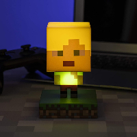 Статуетка Paladone Minecraft: Alex Icon Light BDP