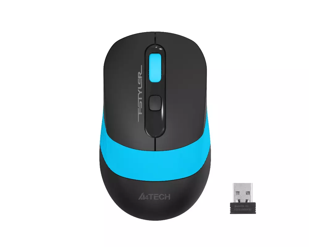 Мишка A4 FG10S Fstyler Optical Wireless безжична безшумна Син