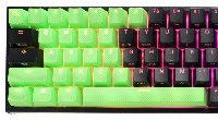 Капачки за механична клавиатура Ducky Green 31-Keycap Set Rubber Backlit Double-Shot US Layout