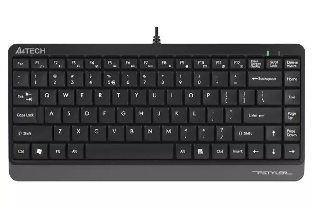 Мини клавиатура A4tech FK11 USB кабел 1,5m Черна