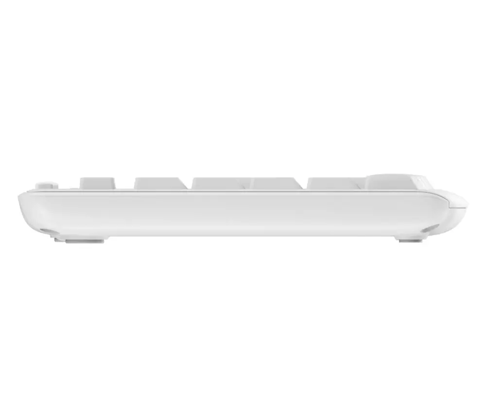 Kомплект безжични клавиатура с мишка Logitech MK295 Silent, Бял