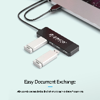 Orico хъб USB2.0 HUB 4 port Black - FL01-BK