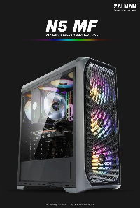 Кутия Zalman N5 MF 4 x 120mm Fixed RGB