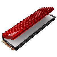 Пасивен охладител Jonsbo M.2 SSD, оребрен