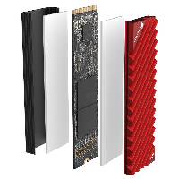 Пасивен охладител Jonsbo M.2 SSD, оребрен