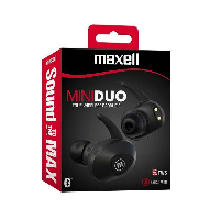 Блутут слушалки-тапи с докинг кутийка Mahell MINI DUO, True Wireless, Bluetooth 5.0, Черни