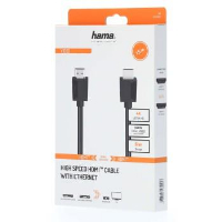 Кабел HAMA 205005 HDMI мъжко - HDMI мъжко, 4K, Ethernet 1.5 м, 1 звезда