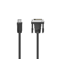 Кабел HAMA 205018 HDMI мъжко - DVI/D мъжко, 1.5 м, екраниран
