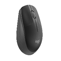 Безжична оптична мишка LOGITECH M190 Full-Size, USB, 1000 dpi, 3 бутона, Тъмно сив