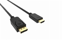 Кабел VCom Display Port M / HDMI M - 4K 60Hz - CG609-1.8m